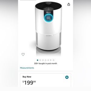 Shark Clean Sense™ 500 Air Purifier with Odor Neutralizer Technology $75 Savings